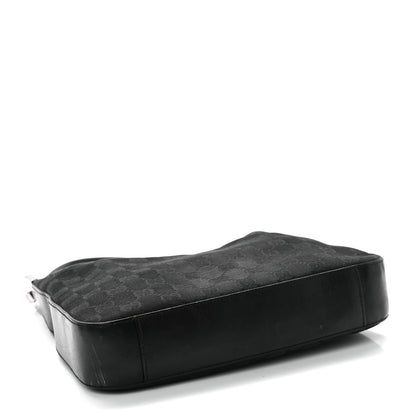Gucci Monogram GG Small Clasp Hobo Black 4 of 9