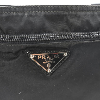 Prada Tessuto Nylon Flat Messenger Bag Black 6 of 7