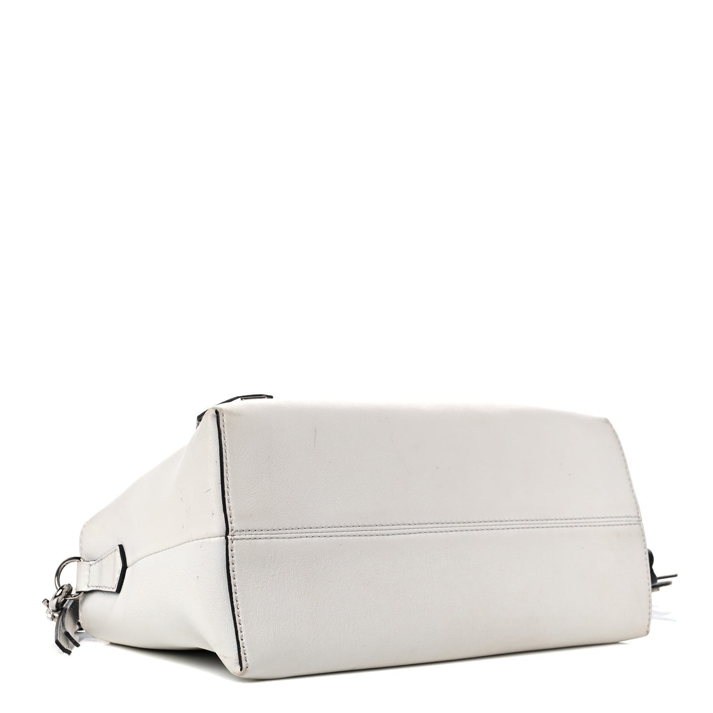 Vitello Dolce Croc Tail Medium By The Way Boston Bag White Black