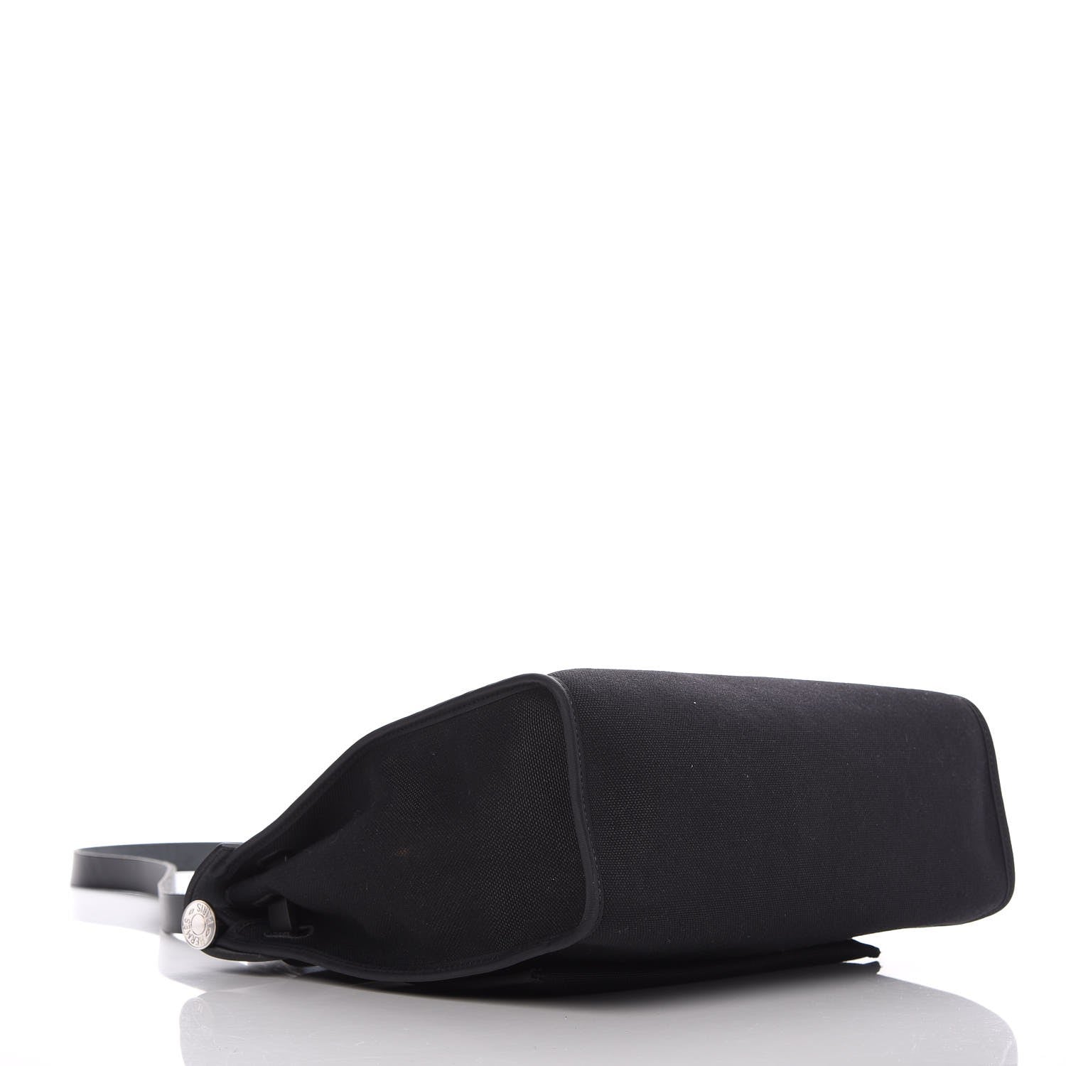 Hermes Military Toile Vache Hunter Herbag Zip PM 31 Black 5 of 8