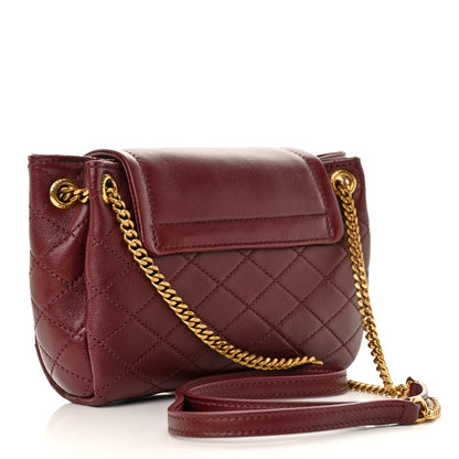 Saint Laurent Lambskin Quilted Monogram Mini Nolita Rouge Cabernet 3 of 14