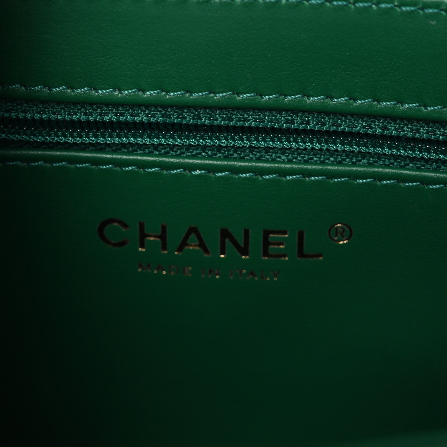 Chanel Shiny Aged Calfskin Quilted Nano Kelly Shopper Green 6 of 11