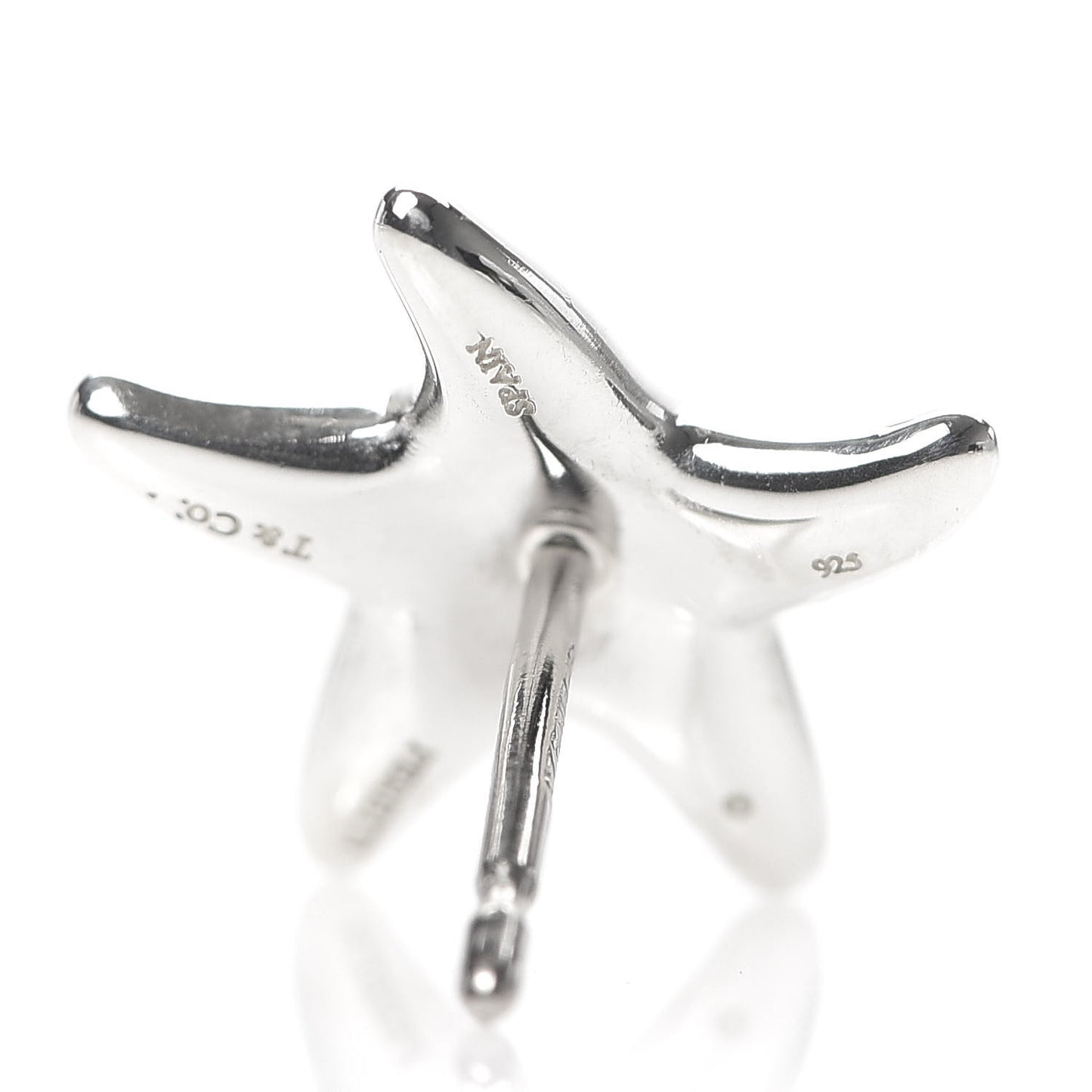 Sterling Silver 12mm Elsa Peretti Starfish Earrings