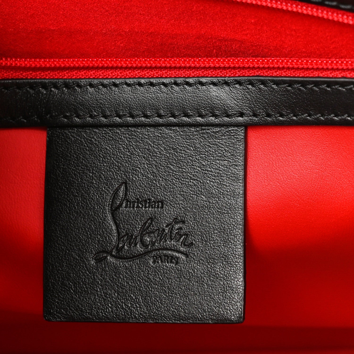 Christian Louboutin Calfskin Medium Paloma Black 6 of 10