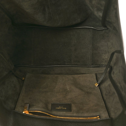 Saint Laurent Grained Deerskin Bea Tote Musk 5 of 9