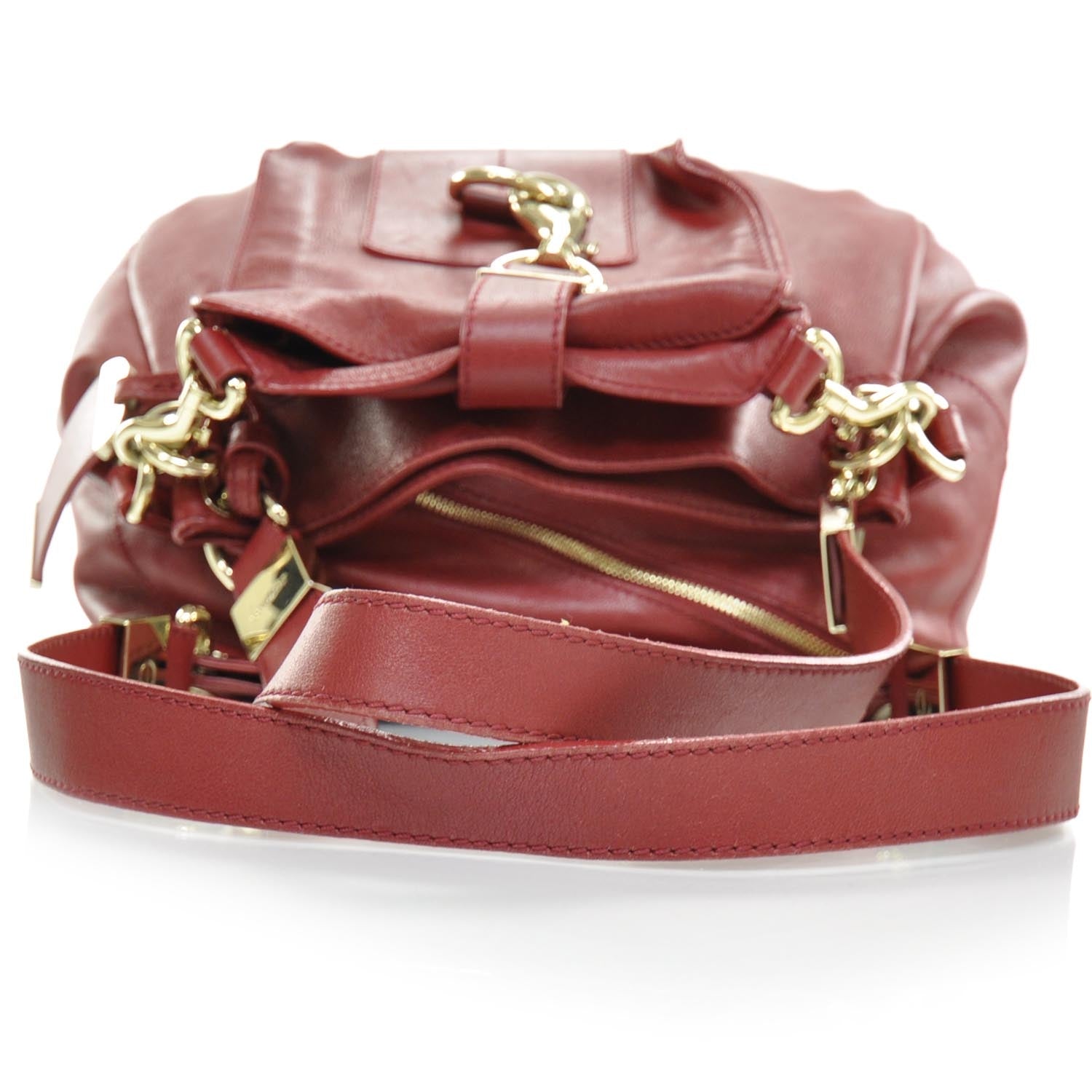 Jimmy Choo Leather Lois Bag Red 6 of 9