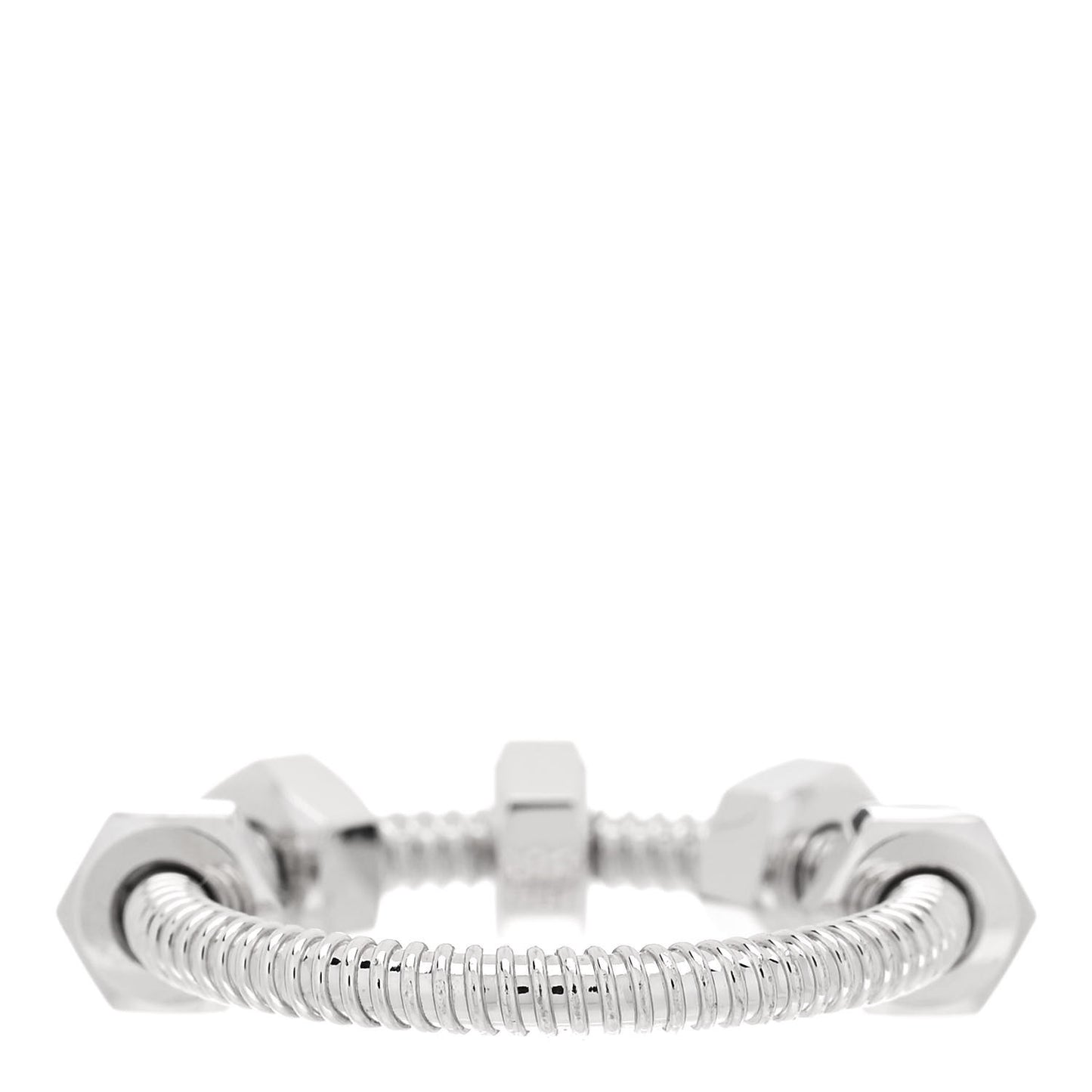 18K White Gold Ecrou De Cartier Ring 52 6