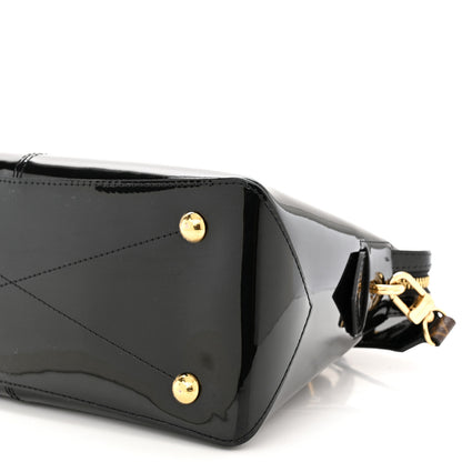 Louis Vuitton Patent Calfskin Miroir Tote Black 9 of 10