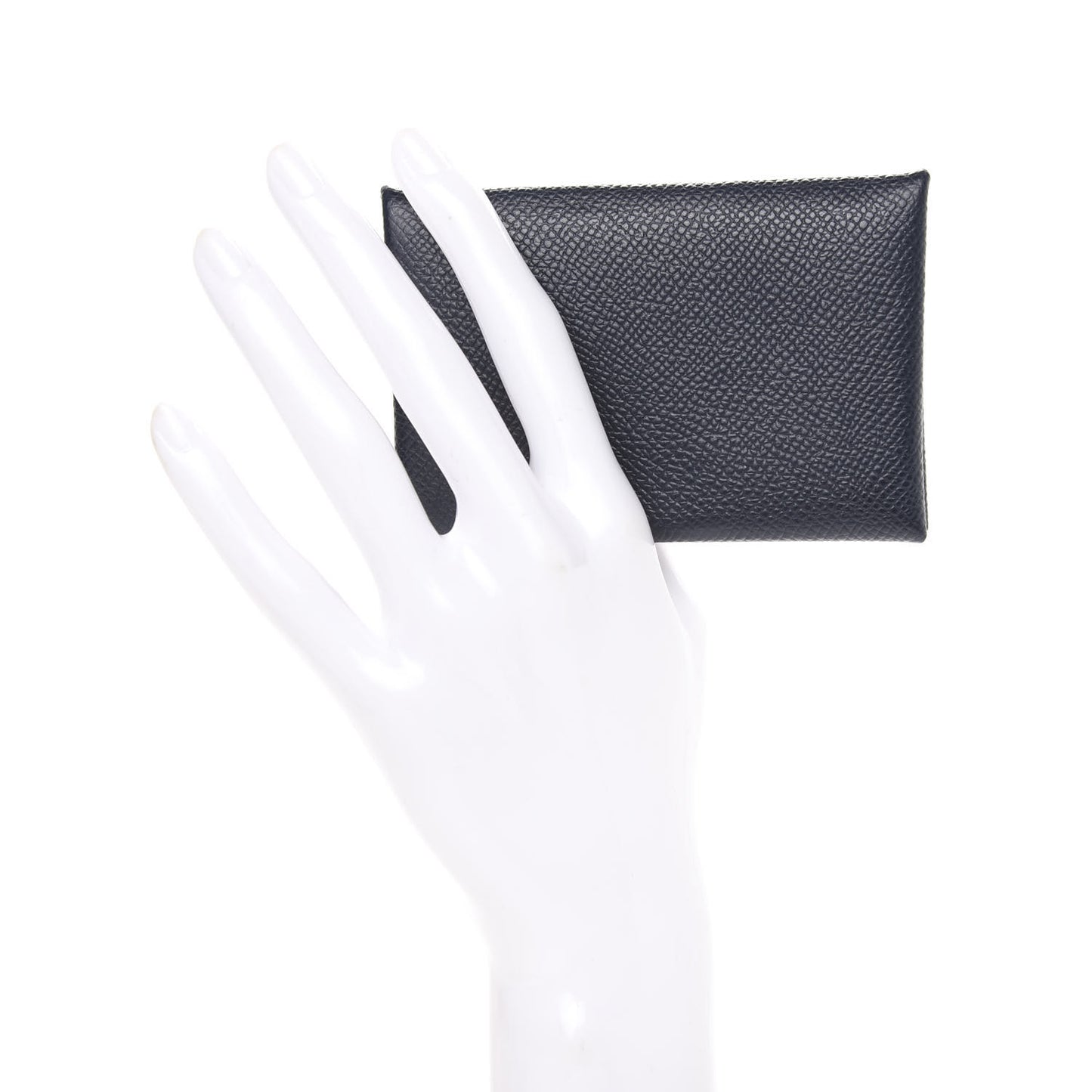 Epsom Calvi Card Case Bleu Nuit