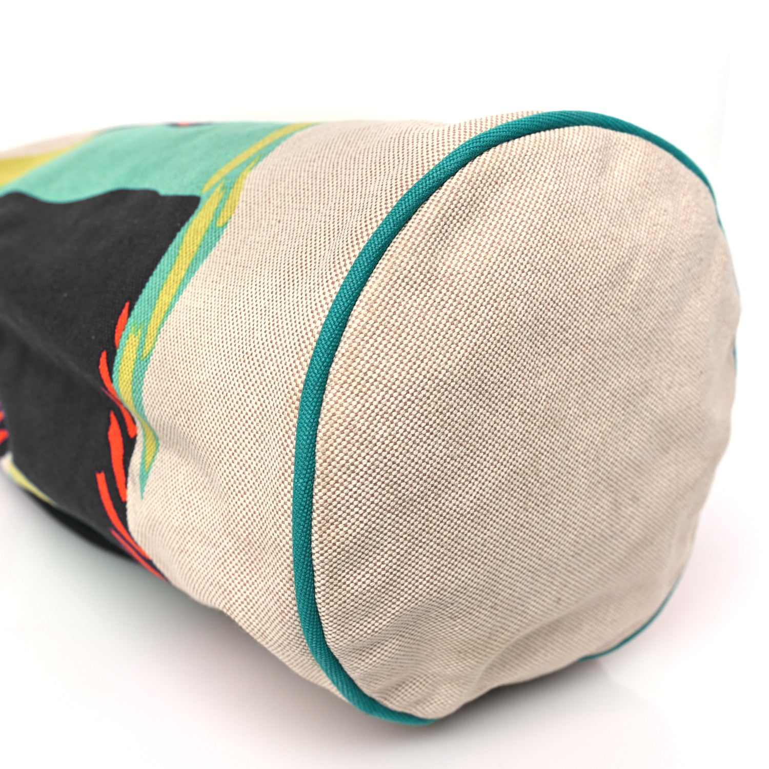 Hermes Toile H Canvas Under The Waves Drawstring Duffle Bag 9 of 10