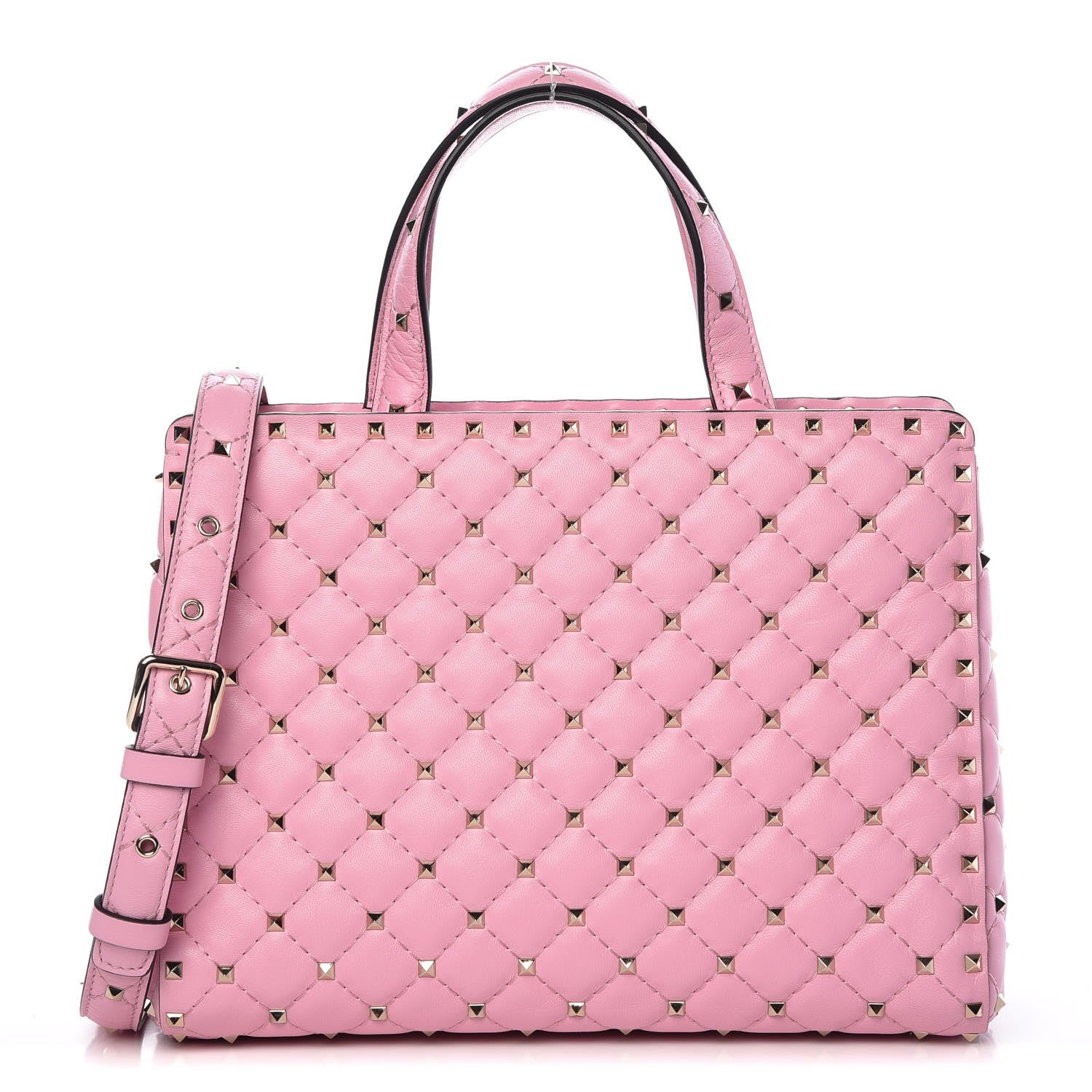 Valentino Garavani Nappa Rockstud Spike Tote Absolute 1 of 8