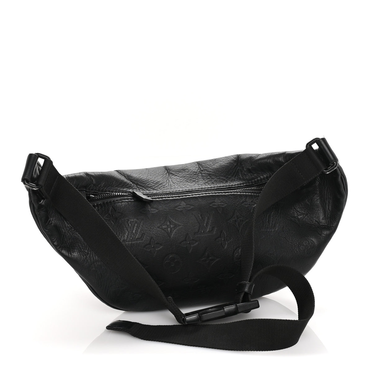 Calfskin Monogram Shadow Discovery Bumbag PM Black