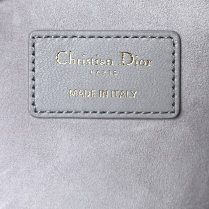 Christian Dior Lambskin Supple Macrocannage Ammi Bag Grey 5 of 9