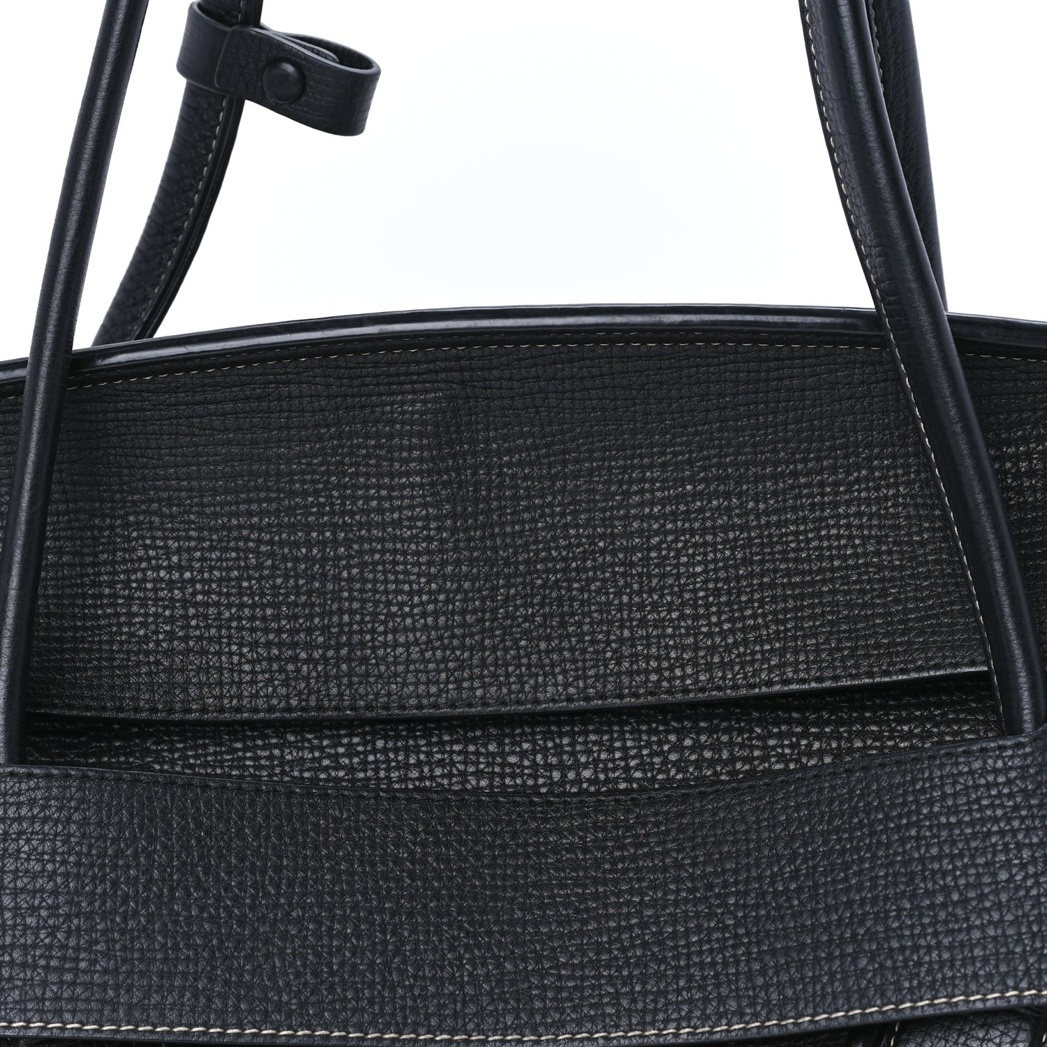 Bottega Veneta Grainy Calfskin Medium Arco Black Black 6 of 7