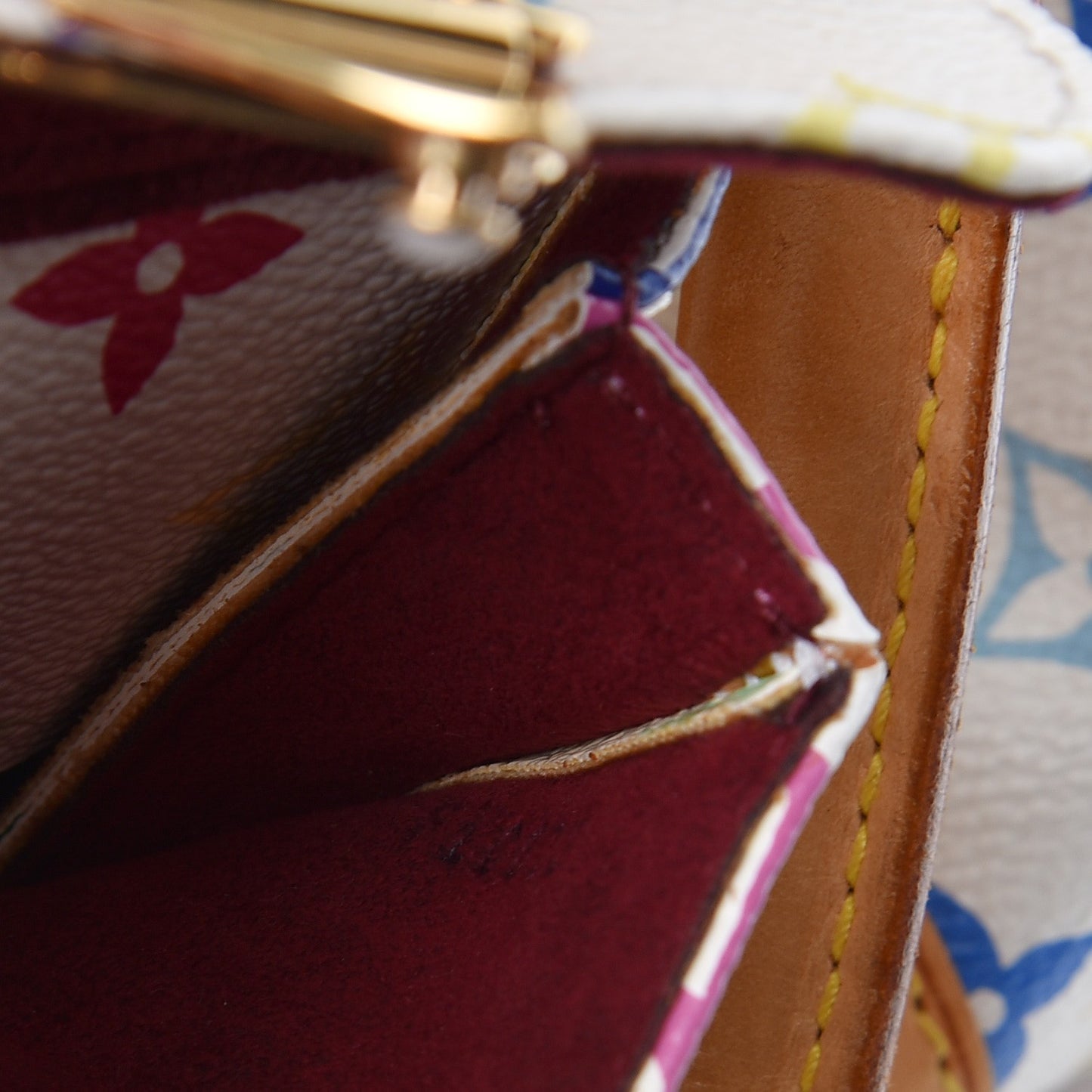 Monogram Multicolor Keepall 45 White