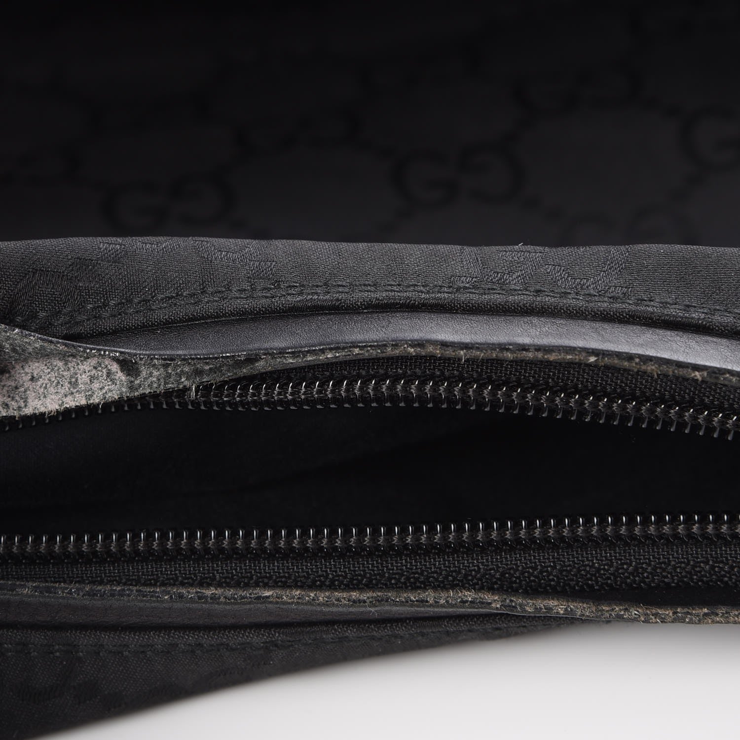 Gucci Nylon Monogram Hobo Black 8 of 11