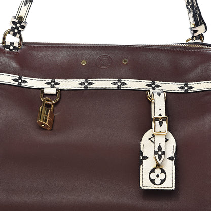 Louis Vuitton Calfskin Colored Monogram Speedy Amazon MM Chocolat White 10 of 10