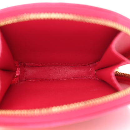 Louis Vuitton Vernis Roses Chapeau Coin Purse Rose Pop 5 of 6