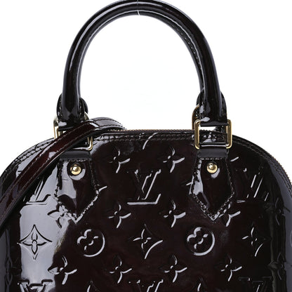 Louis Vuitton Vernis Alma BB Amarante 6 of 7
