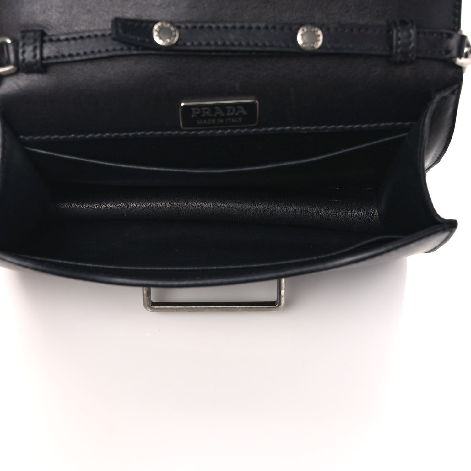 Prada City Calf Saffiano Cahier Astrology Bag Black 5 of 13