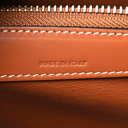 Celine Textile Smooth Calfskin Micro Luggage Navy Tan 7 of 10