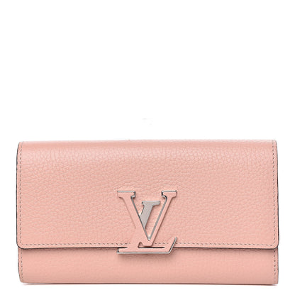 Louis Vuitton Taurillon Capucines Wallet Magnolia 1 of 8