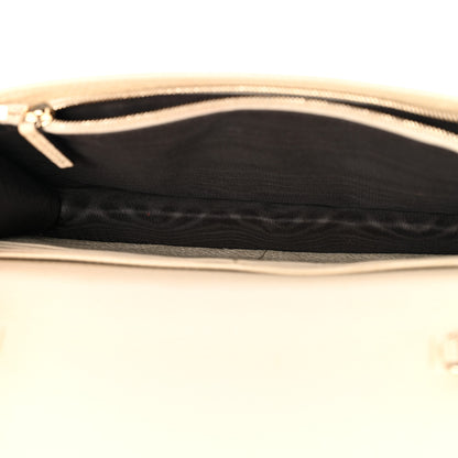 Gucci Pebbled Calfskin Soho Wallet on Chain Ivoire 5 of 13
