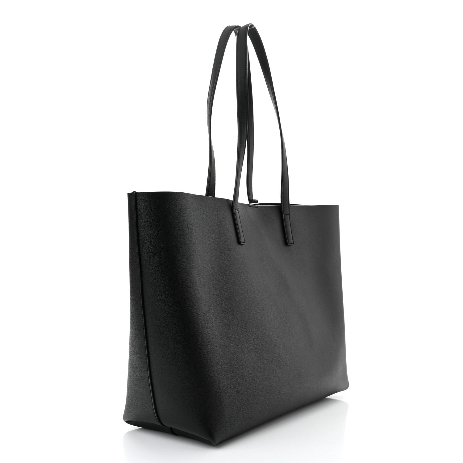 Saint Laurent Calfskin Large Shopping Tote Black 4 of 11
