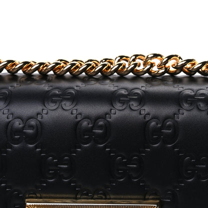 Gucci ssima Small Padlock Shoulder Bag  Black 6 of 8