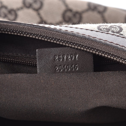 Gucci Monogram Half Moon Hobo Dark Brown 7 of 12