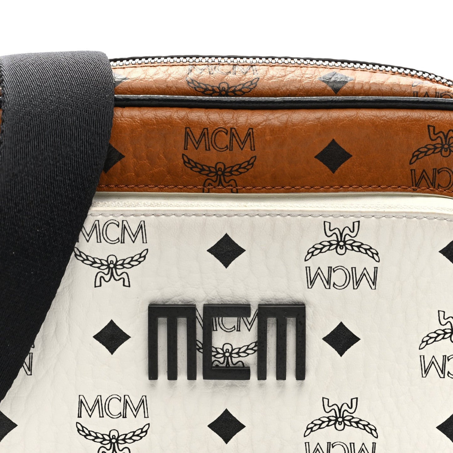 Visetos Mix Small Klassik Crossbody White