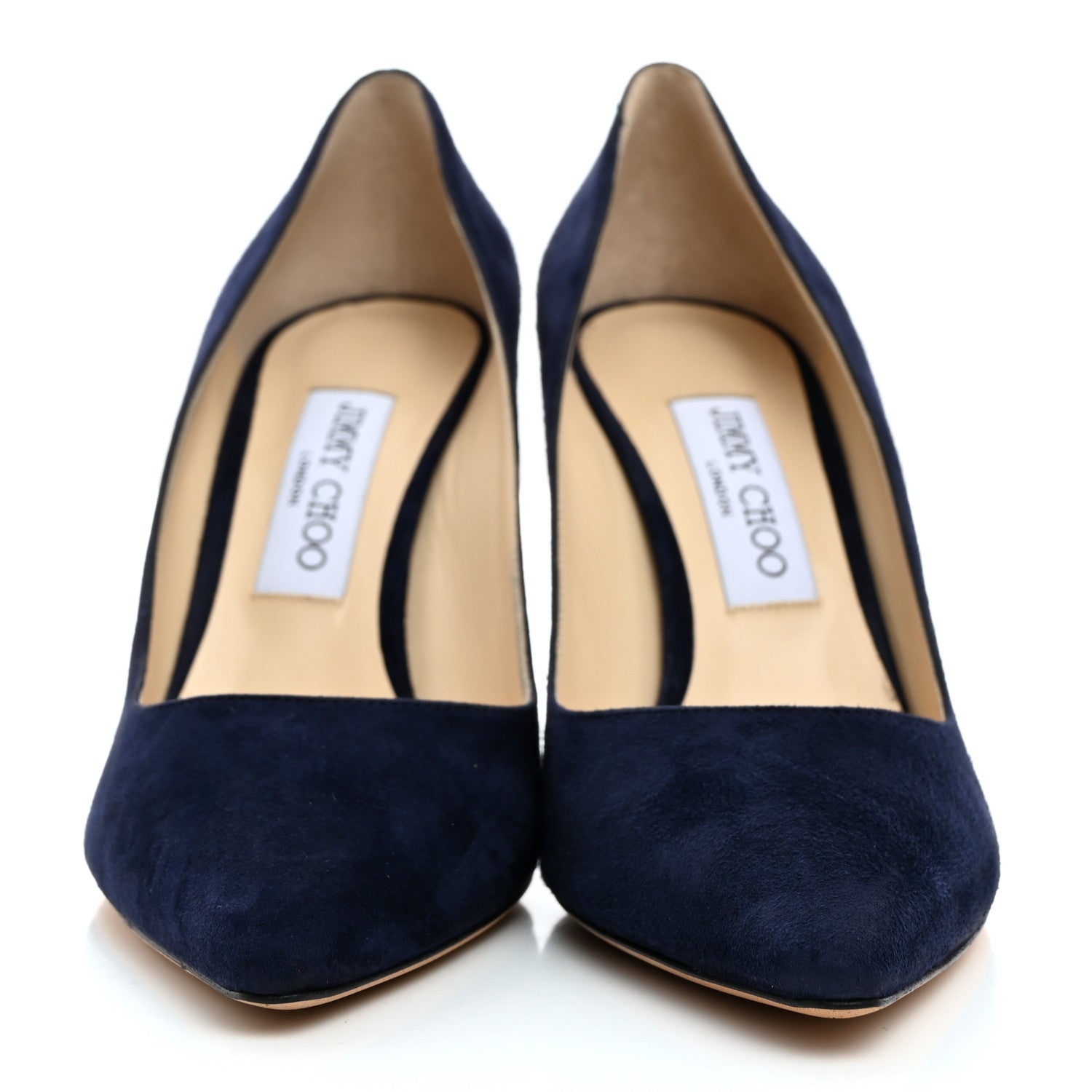 Jimmy Choo Suede Romy 100 Pumps 39 Dark Blue 2 of 7