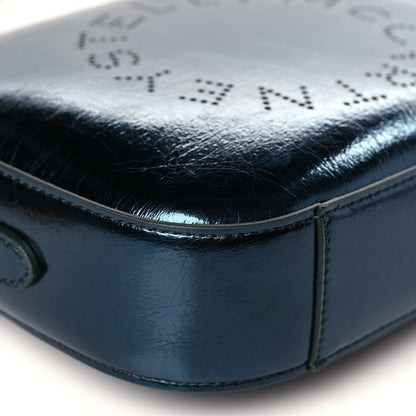 Stella McCartney Metallic Eco Alter Nappa Mini Camera Bag Peacock Blue 7 of 8