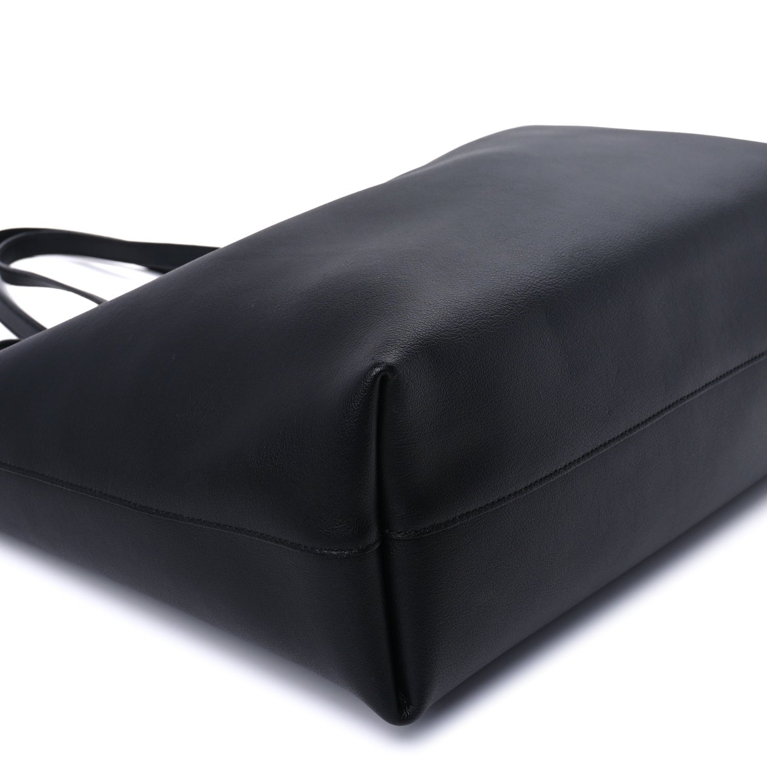 Saint Laurent Calfskin Large Shopping Tote Black 9 of 9