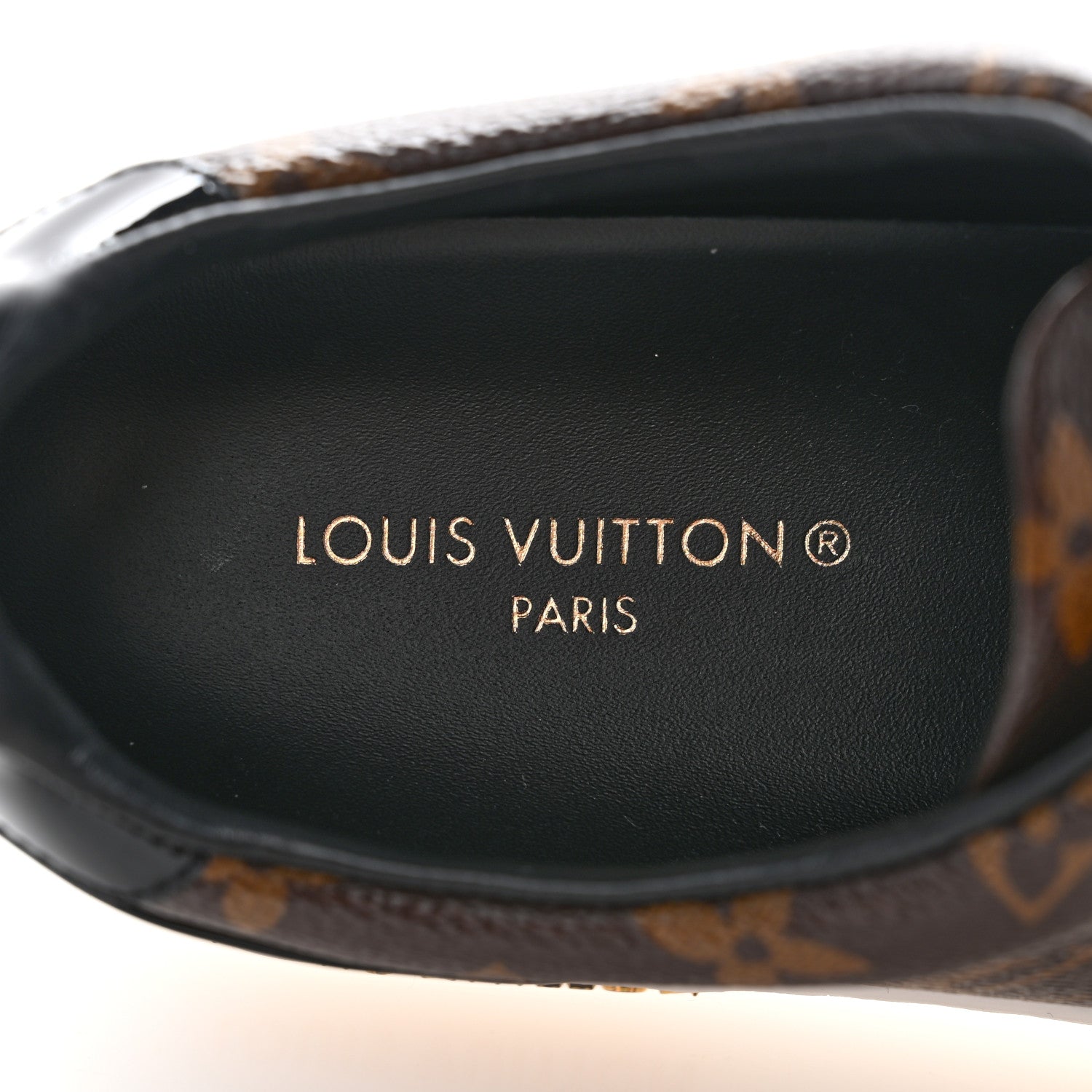 Louis Vuitton Patent Monogram Frontrow Sneakers 38 6 of 8
