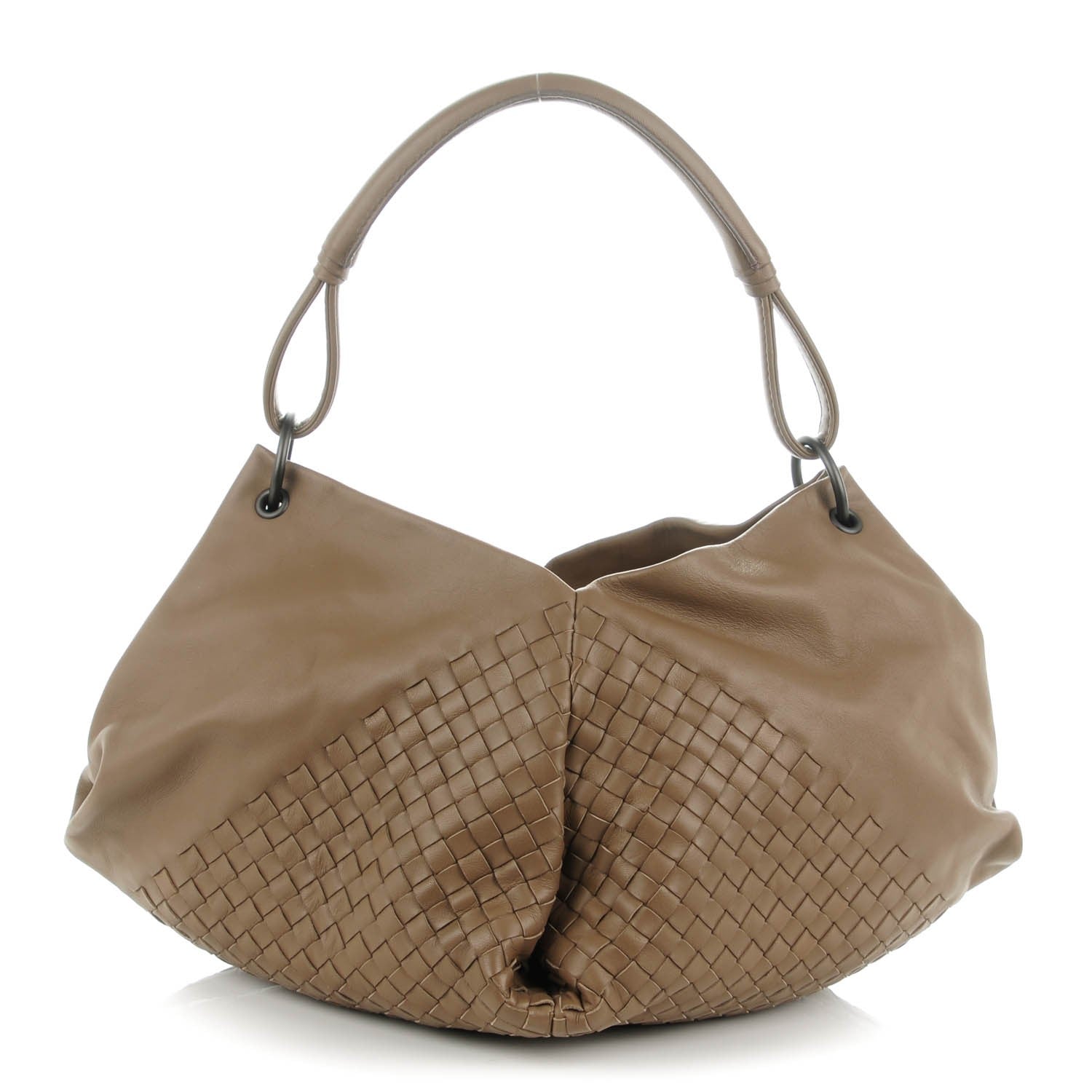 Bottega Veneta Nappa Intrecciato Aquilone Fortune Cookie Hobo 1 of 8