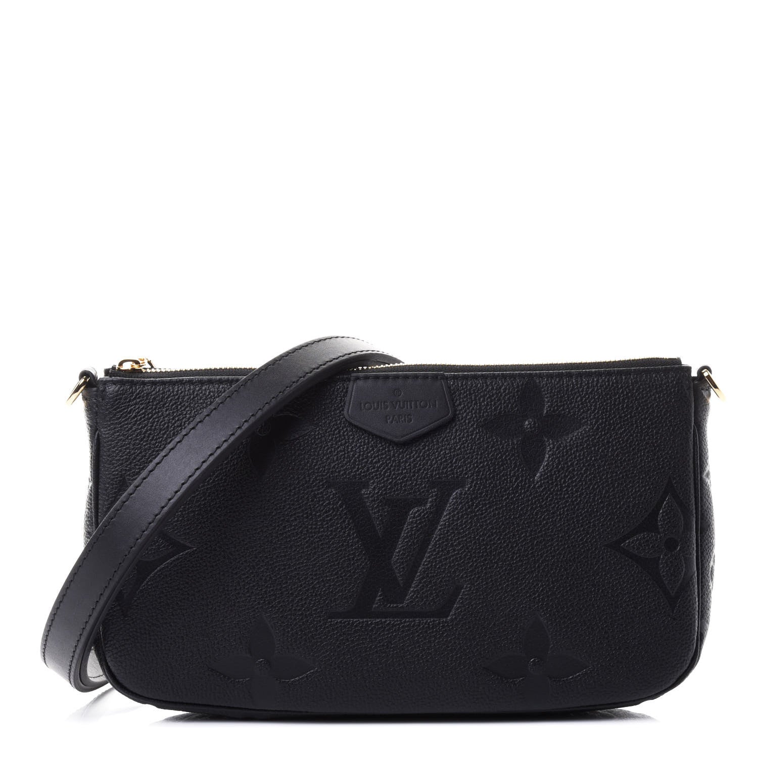 Louis Vuitton Empreinte Monogram Giant Multi Pochette Accessories Large Pochette Black 1 of 4