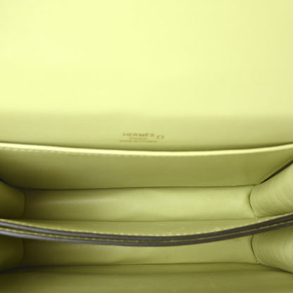 Hermes Matte Alligator Mini Sac Roulis Jaune Bourgeon 5 of 10