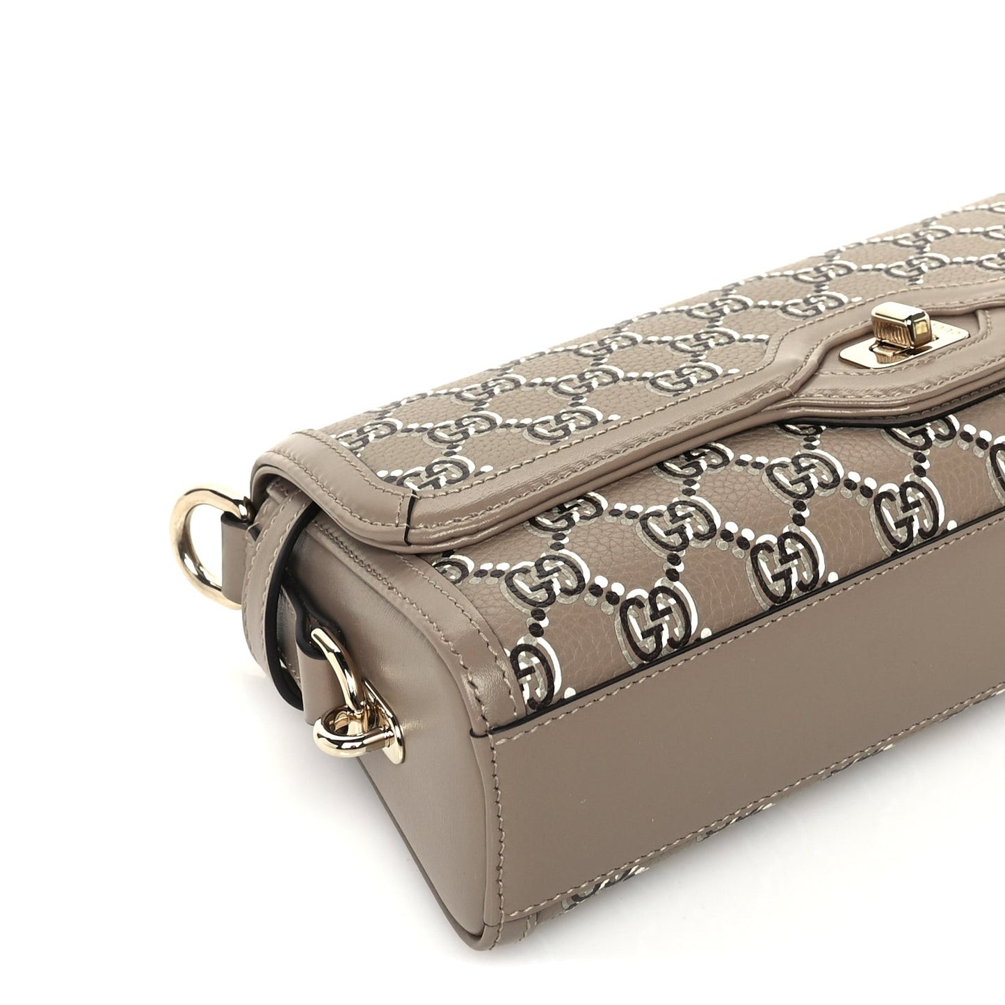 GG Shadow Monogram Small Luce Shoulder Bag  Beige