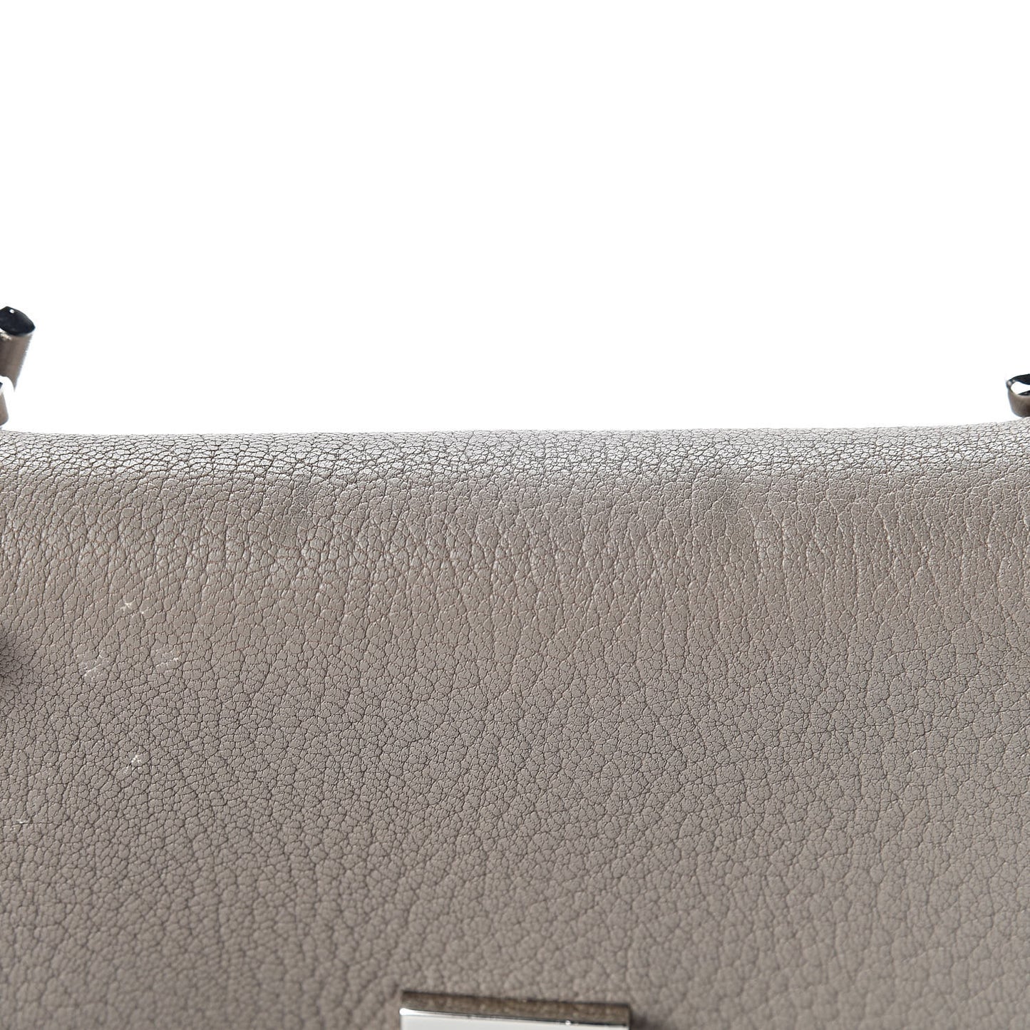 Grained Lambskin Mini Drew Shoulder Bag Cashmere Grey