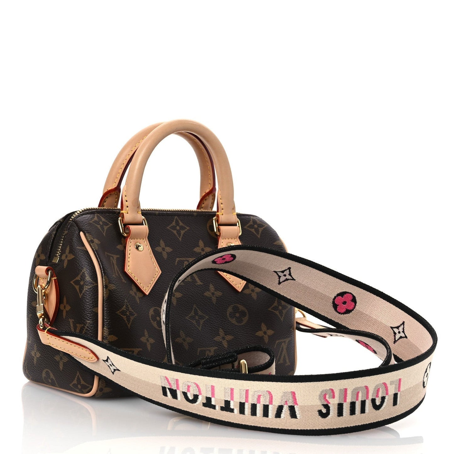 Monogram Speedy Bandouliere 20 Black