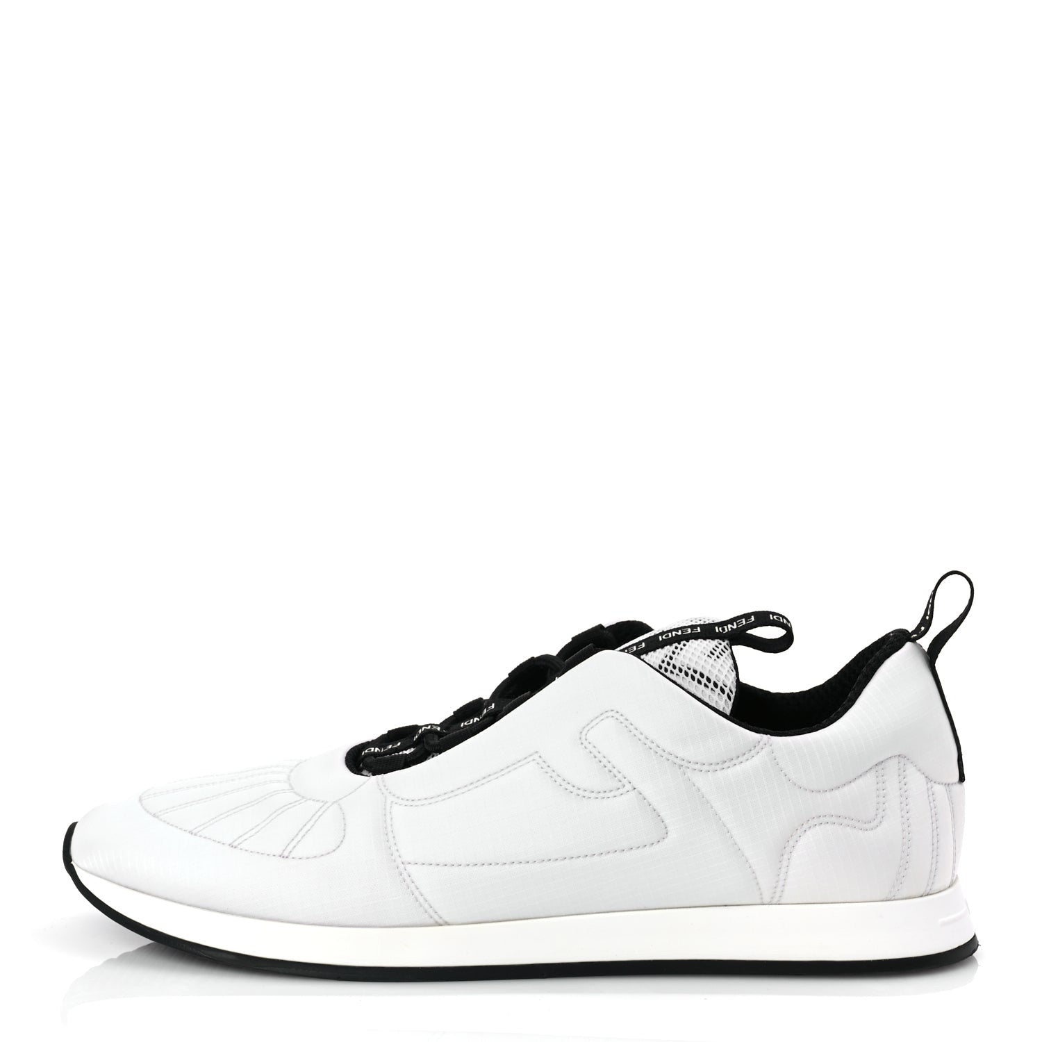 Fendi Nylon FFreedom Sneakers 41 White 1 of 9