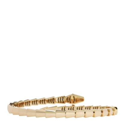 Bulgari 18K Yellow Gold Diamond Serpenti Viper Bracelet 2 of 4