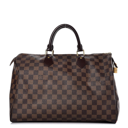 Louis Vuitton Damier Ebene Speedy 35 1 of 16