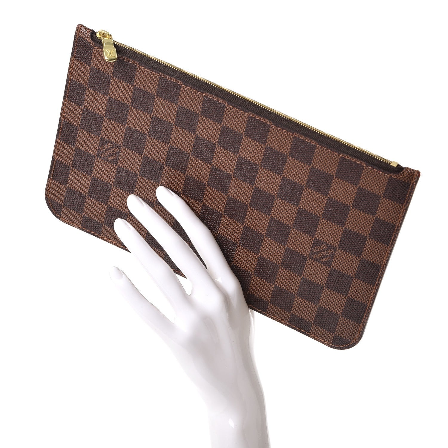 Louis Vuitton Damier Ebene Neverfull MM GM Pochette 2 of 7