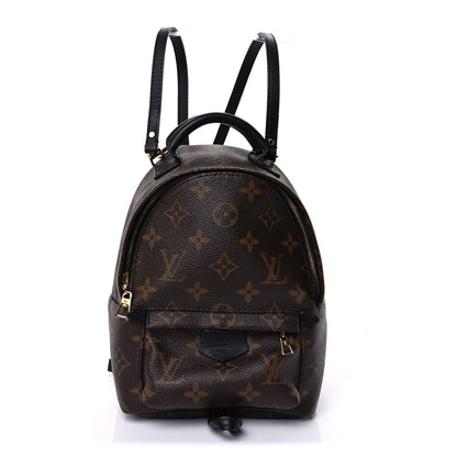 Louis Vuitton Monogram Palm Springs Backpack Mini Black 1 of 8
