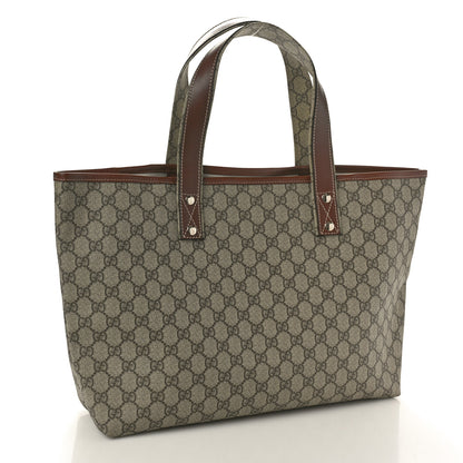 Gucci GG Plus Monogram Medium Signature Web Loop Tote Brown 3 of 10