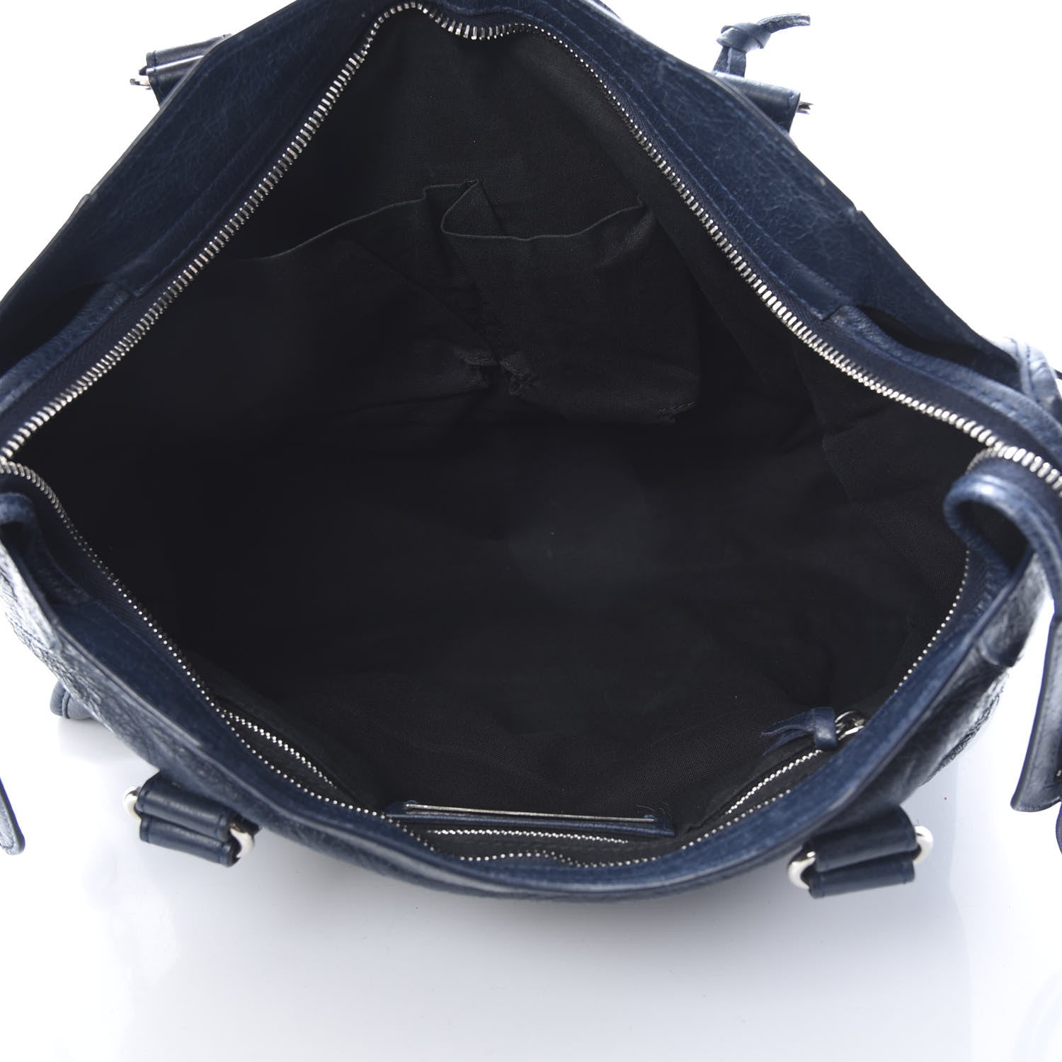 Balenciaga Agneau Classic Silver Hardware City Blue Obscur 5 of 13
