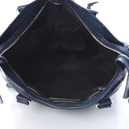 Balenciaga Agneau Classic Silver Hardware City Blue Obscur 5 of 13