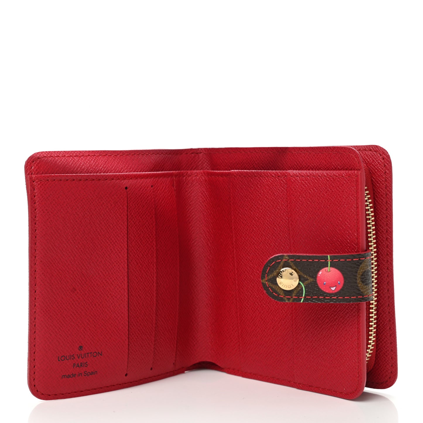 Monogram Cerises Compact Zippe Wallet